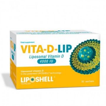 Vitamina D Lipozomala, 4000 Iu, 30 Plicuri - LIPOSHELL