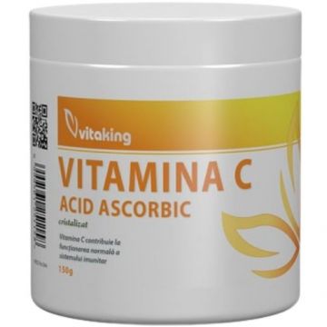 Acid Ascorbic (Vitamina C cristalizata), 400g, Vitaking Acid Ascorbic (Vitamina C cristalizata), 400g, Vitaking