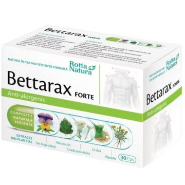 Bettarax Forte Anti-alergenic, 30cps, Rotta Natura