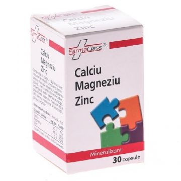 Calciu+Magneziu+Zinc 30cps Farma Class