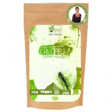 Chlorella Pulbere Bio 125gr Obio