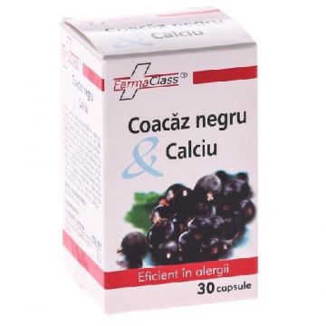 Coacaz Negru & Calciu 30cps Farma Class