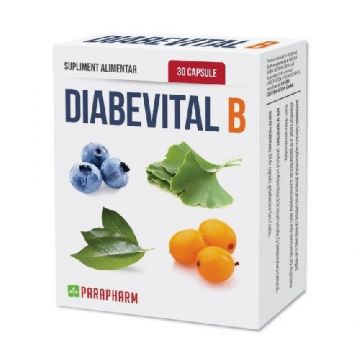 Diabevital B, 30 cps., Parapharm, 1+1 gratis