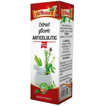 Extract Gliceric Anticelulitic 50ml AdNatura