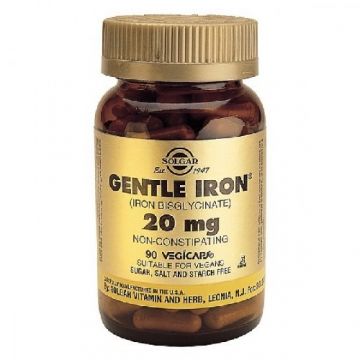 Gentile Iron 20mg 90cps Solgar