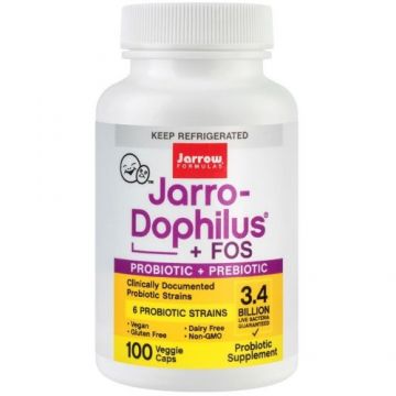 Jarro Dophilus + FOS, 100cps, Jarrow Formulas