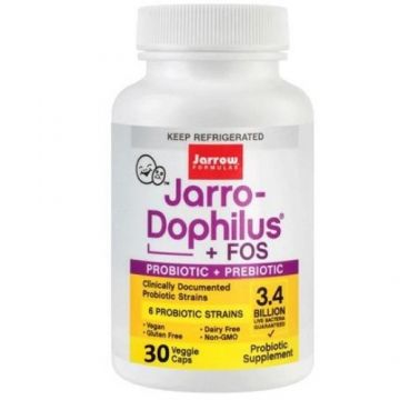 Jarro Dophilus + FOS, 30cps, Jarrow Formulas