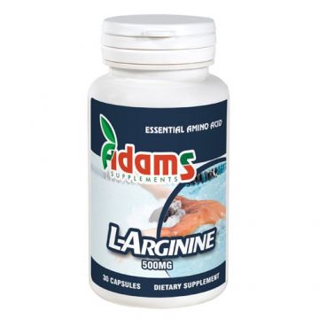L-Arginine 500mg 30cps. Adams Supplements