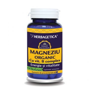 Magneziu Organic 30cps Herbagetica