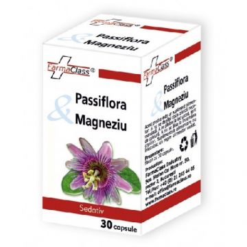 Passiflora & Magneziu 30cps Farma Class