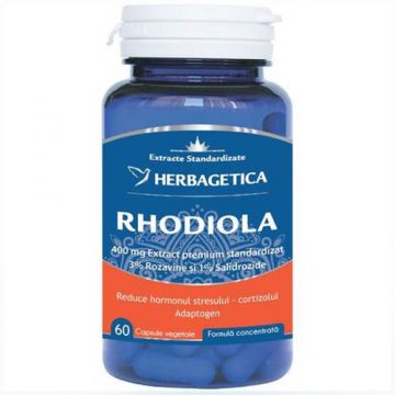 Rhodiola, 60cps, Herbagetica