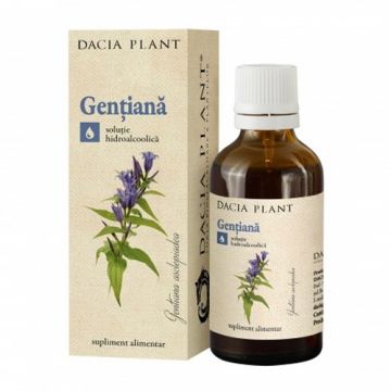 Tinctura Gentiana 50ml Dacia Plant