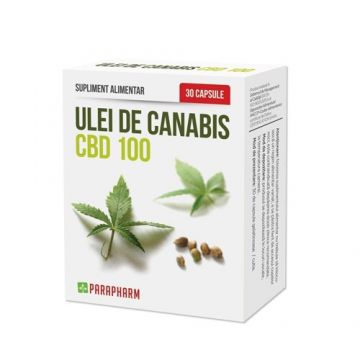 Ulei De Canabis CBD 100, 30cps, Parapharm