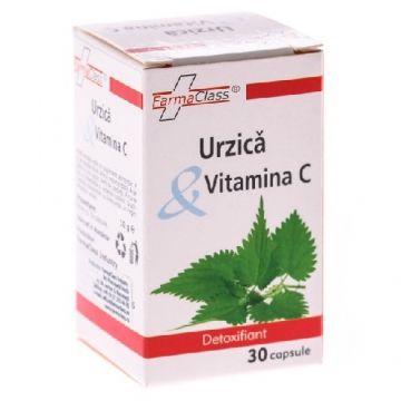 Urzica + Vitamina C 30cps Farma Class