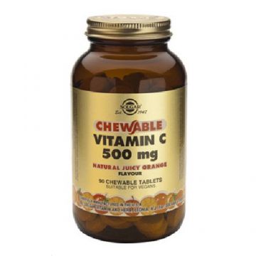 Vitamin C 500mg 90tab masticabile Solgar