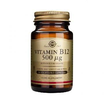 Vitamina B12 (Cobalamina) 500mcg 50cps Solgar