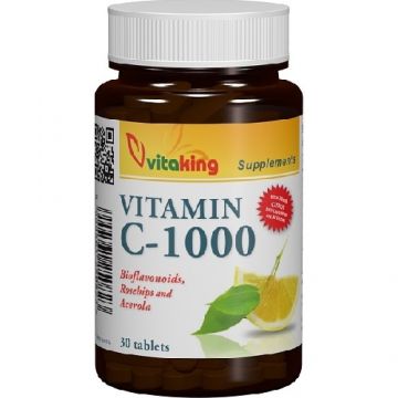 Vitamina C 1000mg cu Bioflavonoide, Acerola si Macese 30tab