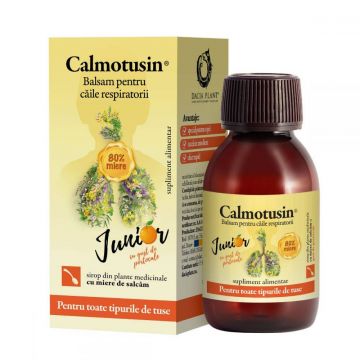 Calmotusin junior sirop cu aroma de portocale,100ml - Dacia Plant