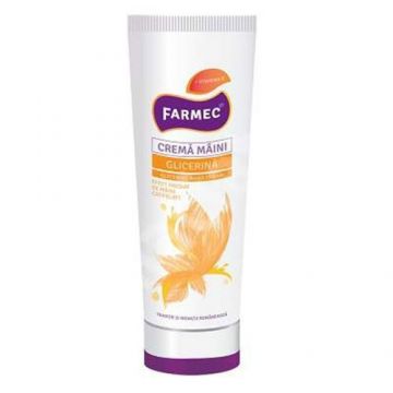 Crema de Maini cu Glicerina 40ml Farmec Crema de Maini cu Glicerina 40ml Farmec