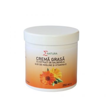 Crema Grasa Galbenele, Ulei de Masline+Vit. E, 250ml, Enatura