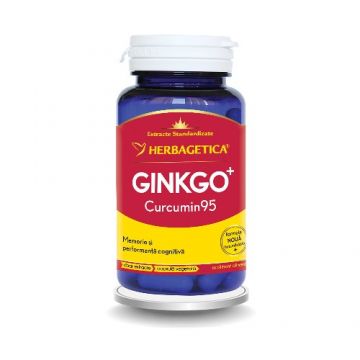 Ginkgo Curcumin 95 60cps Herbagetica