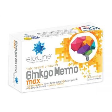 GINKGO MEMO MAX, 120MG, 30cpr - Helcor