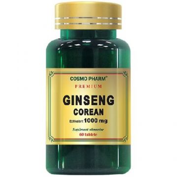Ginseng Corean 1000 Mg, 60 Cpr, Cosmopharm