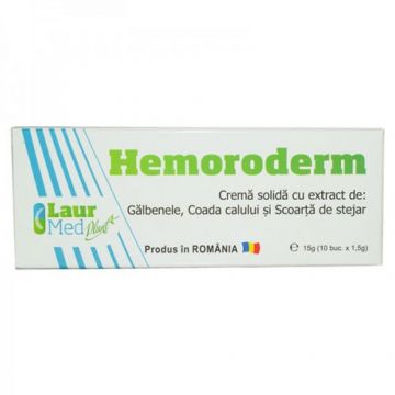 Hemoroderm Supozitoare 10buc Laur Med