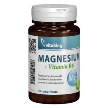 Magnesium B6 30cpr, Vitaking