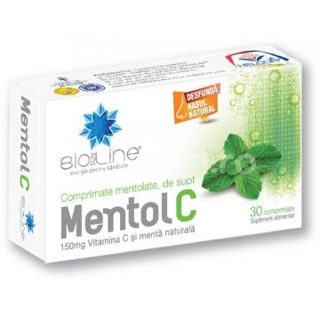 MENTOL C , 30cpr - Helcor