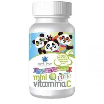 MINI VITAMINA C 100mg, 20cpr - Helcor