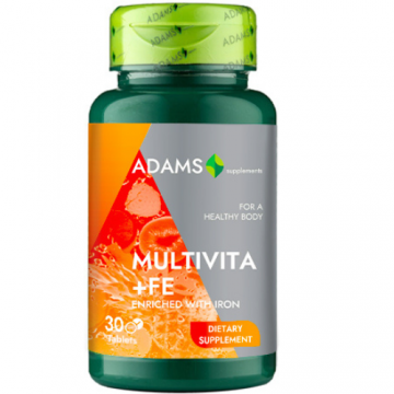 Multivita+Fe 30tab, Adams