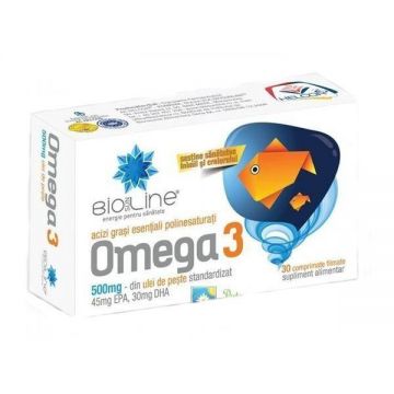 OMEGA 3, 500MG, 30cpr - Helcor