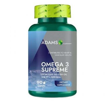 Omega3 Supreme (50%EPA/25%DHA) 90 cps, Adams