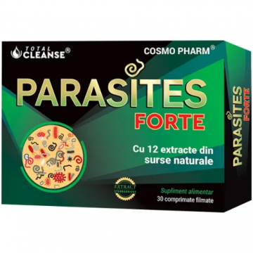 Parasites Forte Total Cleanse, 30cpr, Cosmopharm