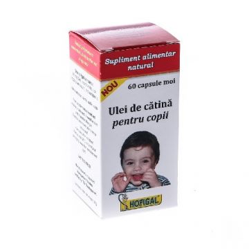 Ulei de Cătină pentru Copii 300mg 60cps Hofigal