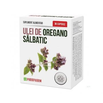 Ulei Oregano Salbatic, 30cps, Parapharm