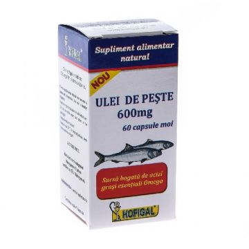 Ulei Peste 600mg 60cps moi Hofigal