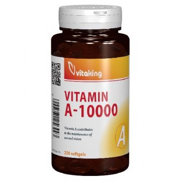 Vitamina A 10.000Ui 250cps gelatinoase, Vitaking