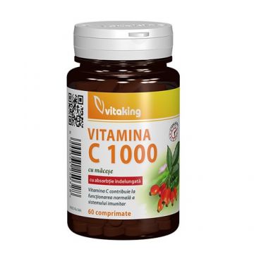 Vitamina C 1000mg cu Absortie Lenta 60tab Vitaking