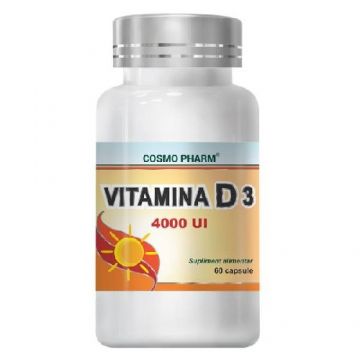 Vitamina D3 4000ui, 60cps, Cosmo Pharm