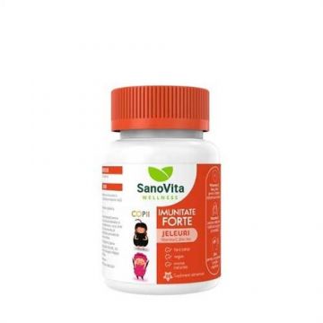Wellness Jeleuri Copii Imunitate Forte, 30buc, Sano Vita