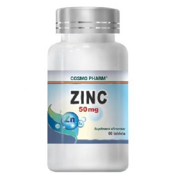 Zinc 50mg 60tbl, Cosmo Pharm