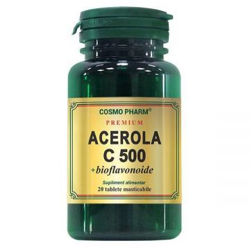 Acerola C 500, 20 tablete - Cosmo Pharm