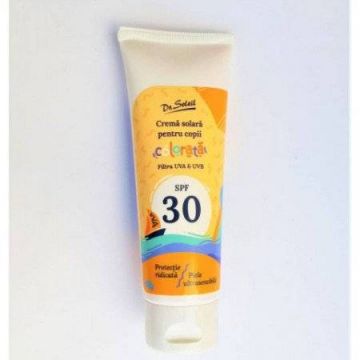 Crema solara colorata pentru copii, SPF30, 100ml - DR SOLEIL