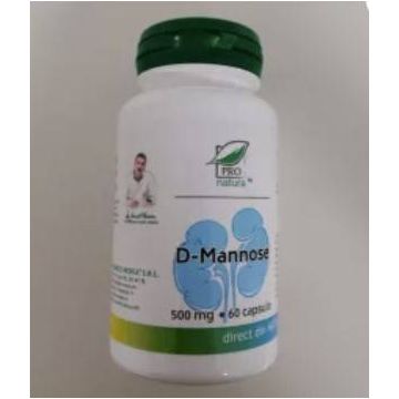D-Mannose 500mg, 60cps - MEDICA - Pro Natura