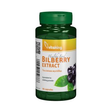 Extract de afin negru Bilberry, 470g, 90cps - VitaKing