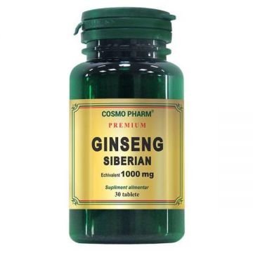 Ginseng Siberian, 1000mg - Cosmo Pharm 30 tablete