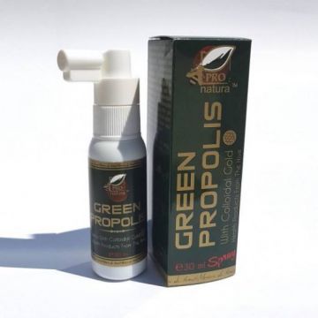 Green Propolis si Aur Coloidal Spray, 30lm - MEDICA