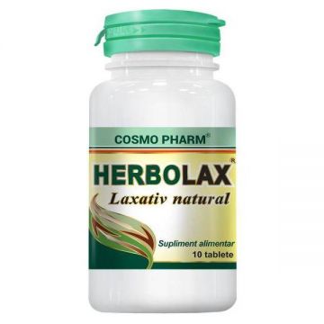 Herbolax Laxativ Natural, 10 tablete - Cosmo Pharm